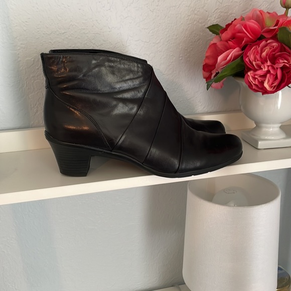 Earth Spirit Leather Heeled Boots Brown Only 11 - Picture 11 of 16